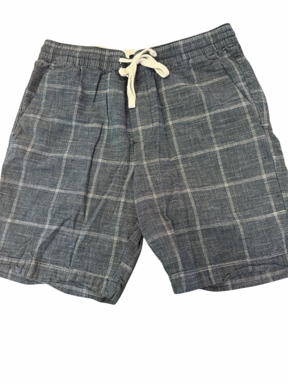 Banana Republic Men’s Shorts Medium Navy Gray Plaid